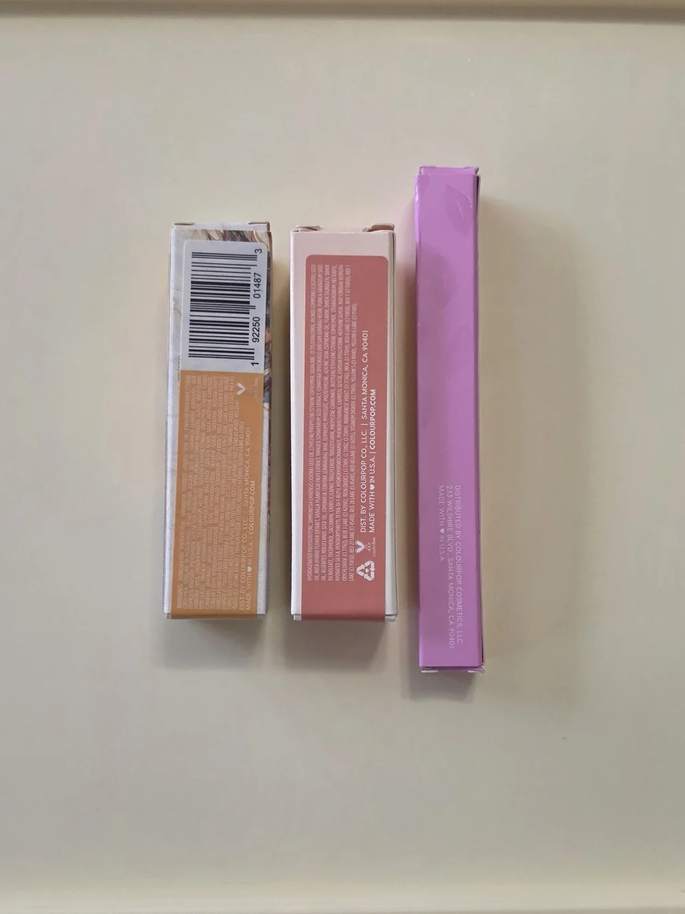 NIB ColourPop Lip Lot Lux Gloss Eclectic Overnight & Hike House Lippie Stix